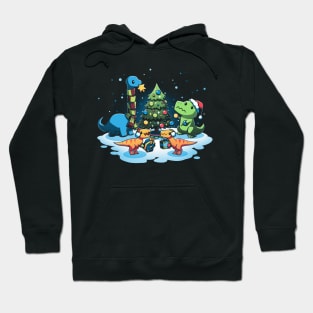 A Very Dino Christmas Hoodie